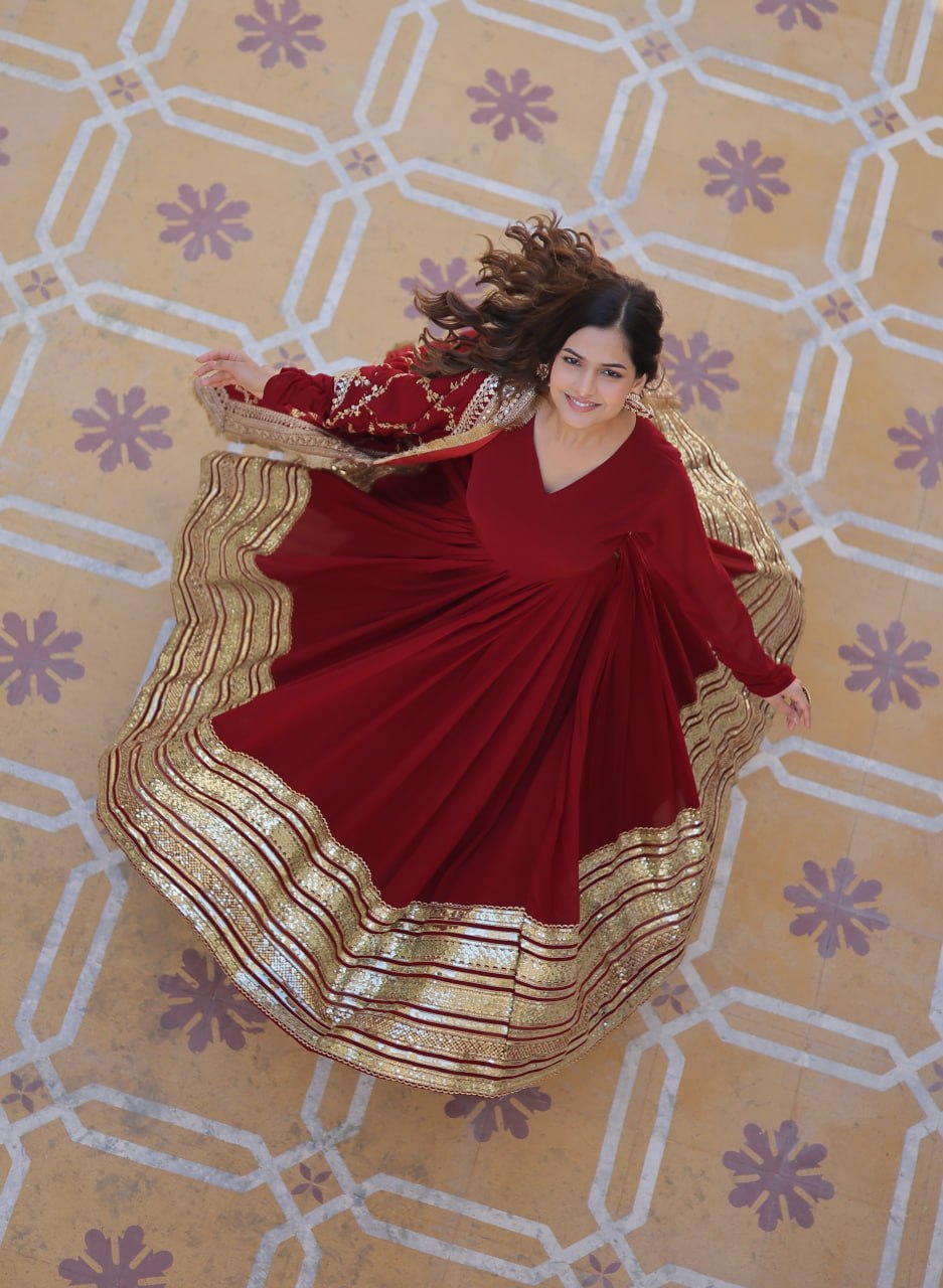 Anamika Premium Designer Anarkali Suit Set