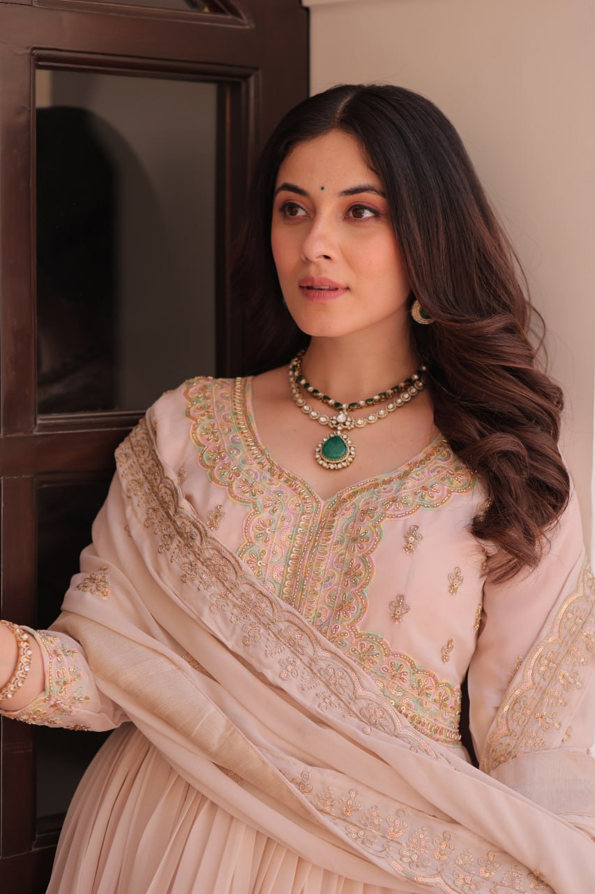 Premium Designer Gown with Dupatta